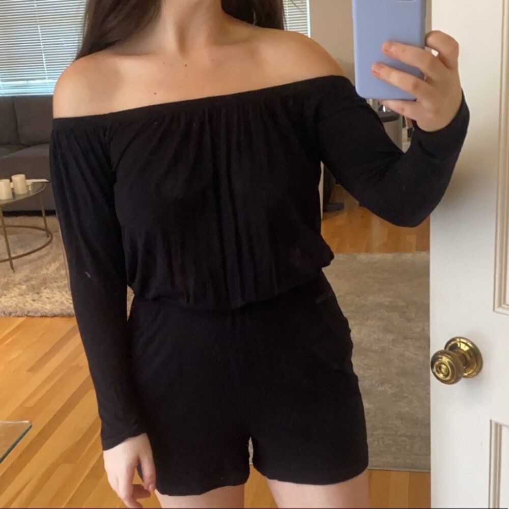 Off the shoulder romper